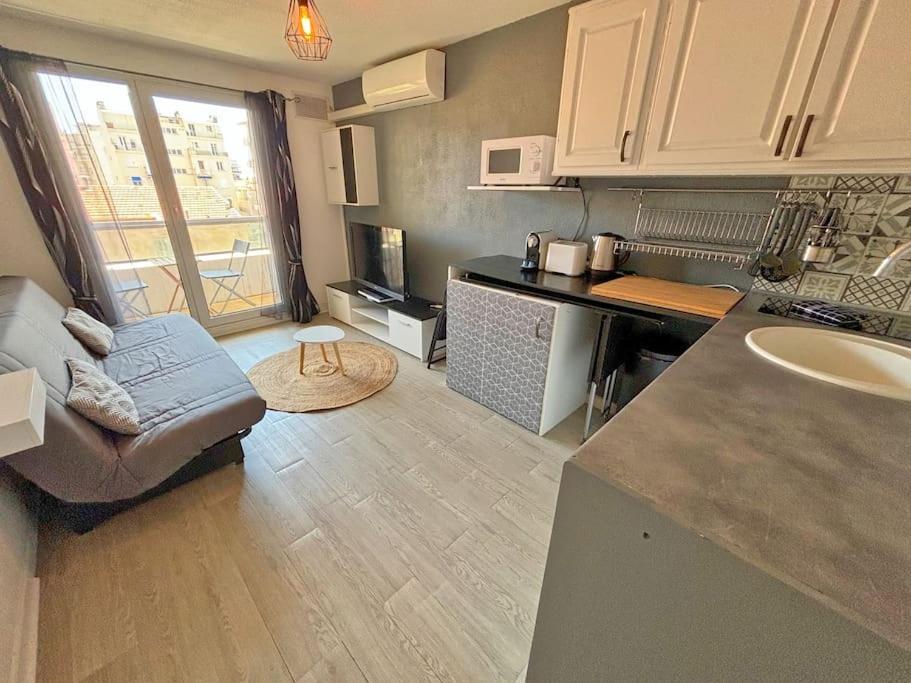 Appartement 2P Terrasse - Clim Ницца Экстерьер фото